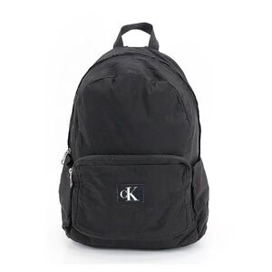 Calvin Klein CK Black Backpack Book Bag Travel‎ School Bag